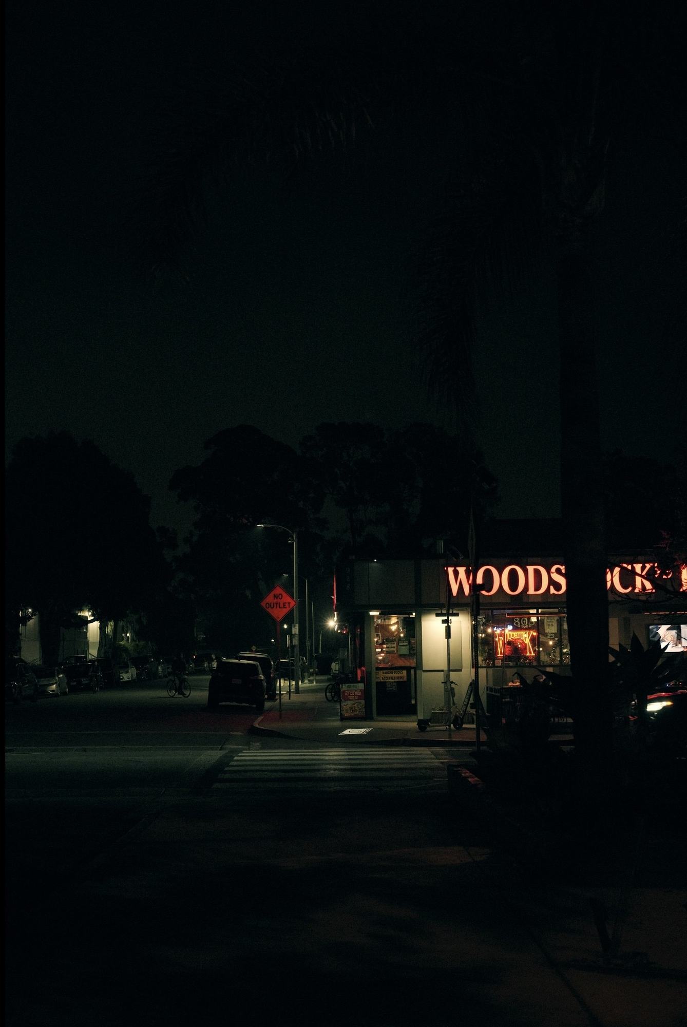 Neon bar exterior